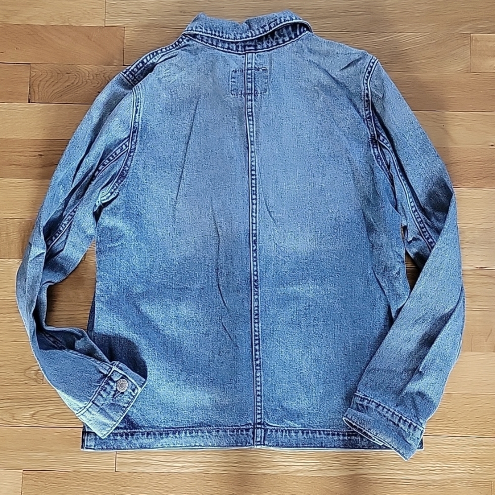 Old Navy Two Tone Denim Chore Jacket - Picture 2 of 5